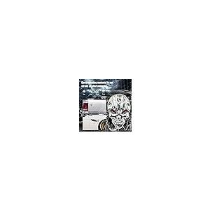 【並行輸入品】NAWPHEKI 2 Pack 3D Skull Emblems Strong Adhesive Metal USA Flagの画像