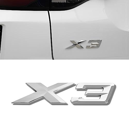 【並行輸入品】X3 Letter Badge Logo Car Replacement Accessories Fit for Trunk Lの画像