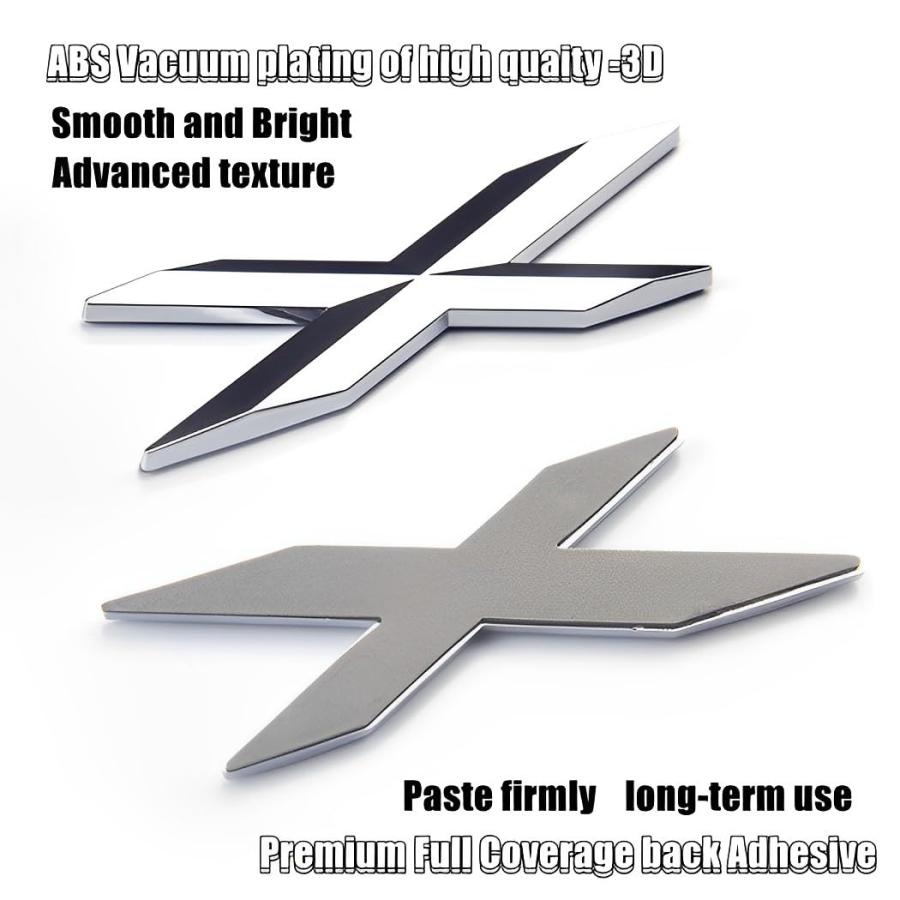 【並行輸入品】X3 Letter Badge Logo Car Replacement Accessories Fit for Trunk Lの画像