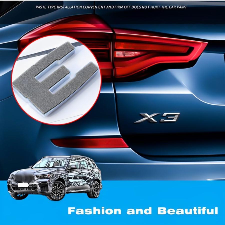 【並行輸入品】X3 Letter Badge Logo Car Replacement Accessories Fit for Trunk Lの画像