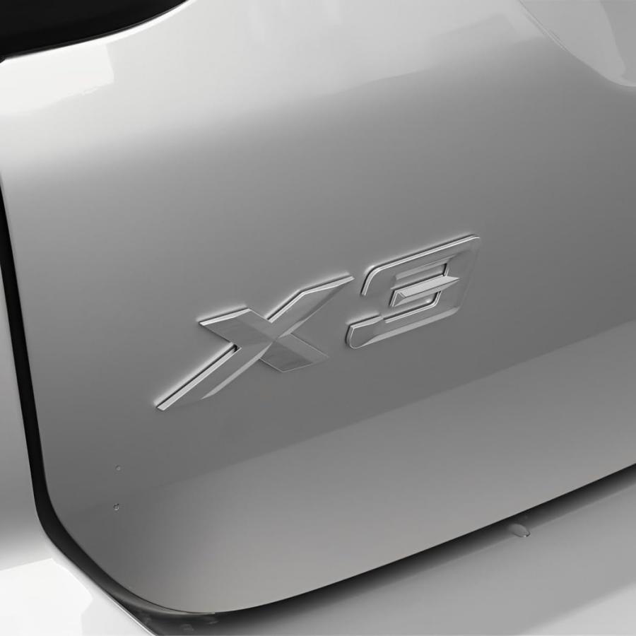 【並行輸入品】X3 Letter Badge Logo Car Replacement Accessories Fit for Trunk Lの画像