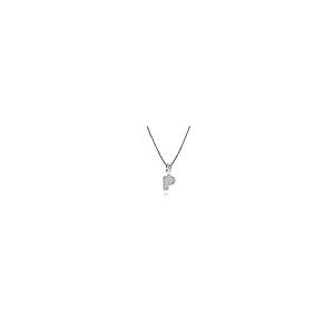 【並行輸入品】SBI Jewelry イニシャルネックレス シルバー アルファベット A Z シルバー クリア キュービックジルコニア チャーム