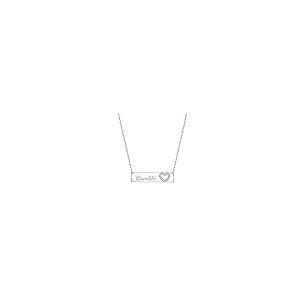 【並行輸入品】Personalized Initial Bar Layered Necklaces for Women, Custom Daiの画像
