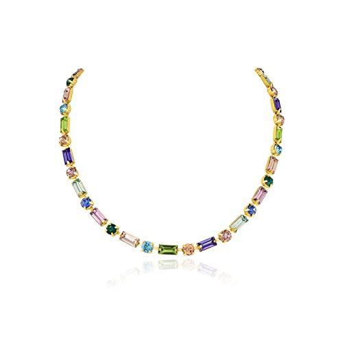 【美品】早い者勝ち！！クリスタルストーンネックレス✨専用ポーチ付き Amazon | [Koufeil] クリスタルストーンホルダーネックレス