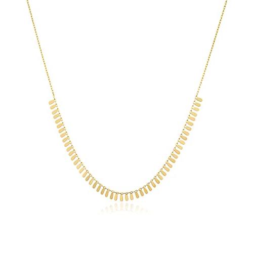 【並行輸入品】Jewelry Atelier ゴールドフィルド クレオパトラネックレスコレクション 14Kイエローゴールドフィルド ハーフカ_1