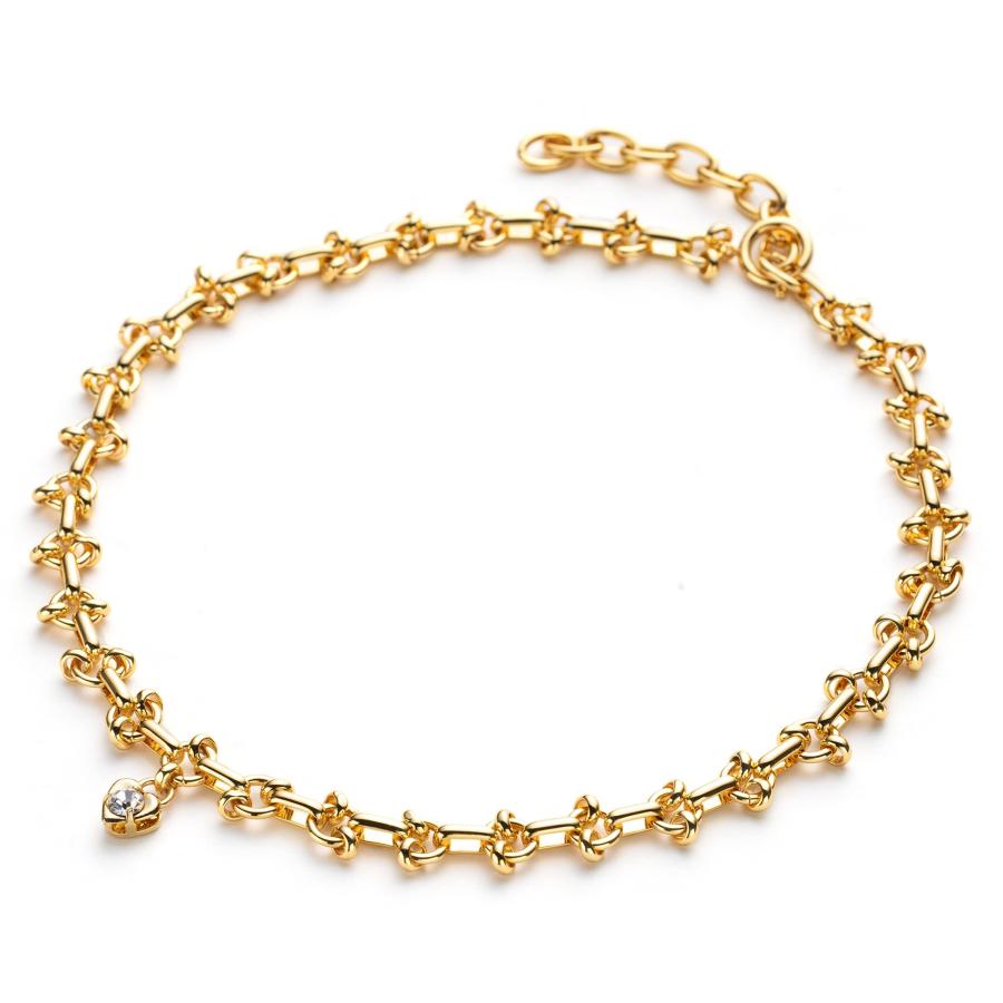 【並行輸入品】C.Paravano ネックレス レディース | 女性用ペンダントネックレス | 18Kゴールドメッキチェーンネックレス | ファ_3