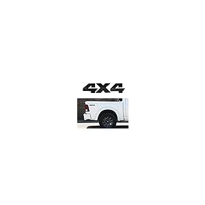 【並行輸入品】MSDZ 4x4 Emblem Black 8 Inch 3D Chrome Emblem Sticker Replacemenの画像