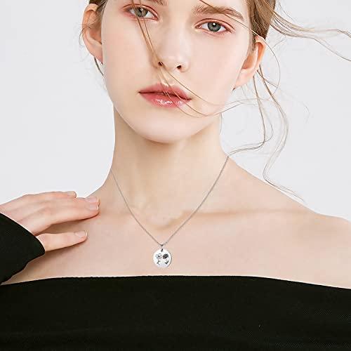 SIMONLY Birth Month Flower Necklace for Her 925 Sterling Silver  並行輸入品｜best-style｜08