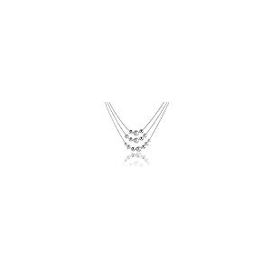 【並行輸入品】Silver Necklaces for Women Necklace Necklace Layered Multilayer_8