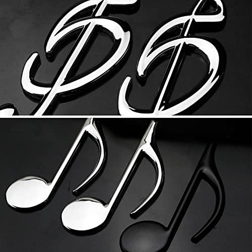 【並行輸入品】Music Logo Metal Car 3D Sticker Music Logo Emblem for Car Motorcの画像