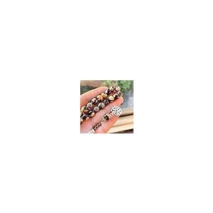 【並行輸入品】Tasbih Men Black agates Stone Muslim Prayer Beads Bracelet Turkiの画像