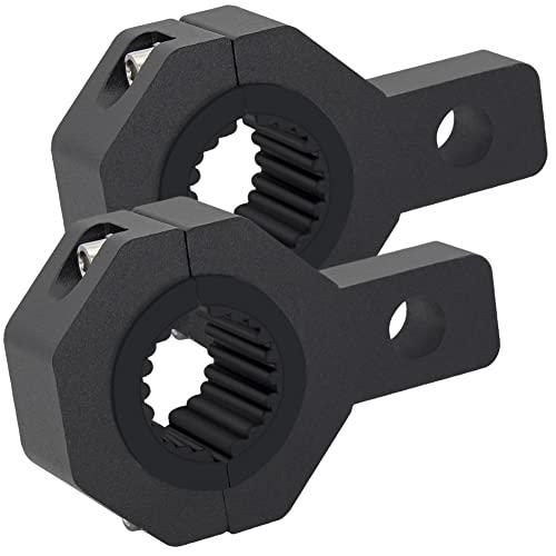 【並行輸入品】オートバイブラケット チューブクランプマウントキット 0.75インチ 1インチ 1.25インチ 2個 LEDオフロードライト 垂直の画像