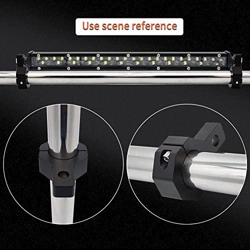 【並行輸入品】オートバイブラケット チューブクランプマウントキット 0.75インチ 1インチ 1.25インチ 2個 LEDオフロードライト 垂直の画像