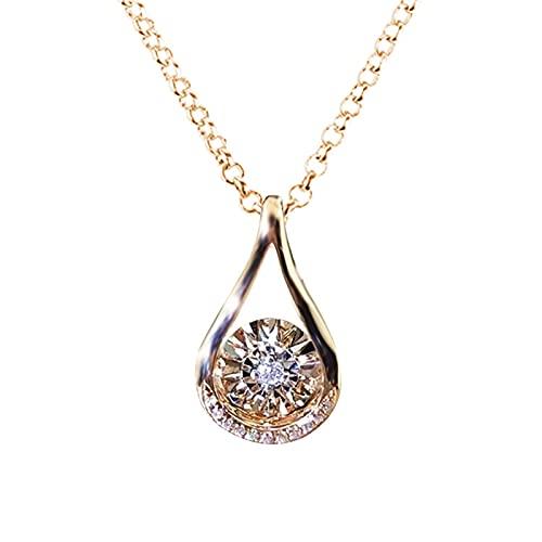 【並行輸入品】Statement Necklace for Women Necklace Drop Trendy Necklace Water_1
