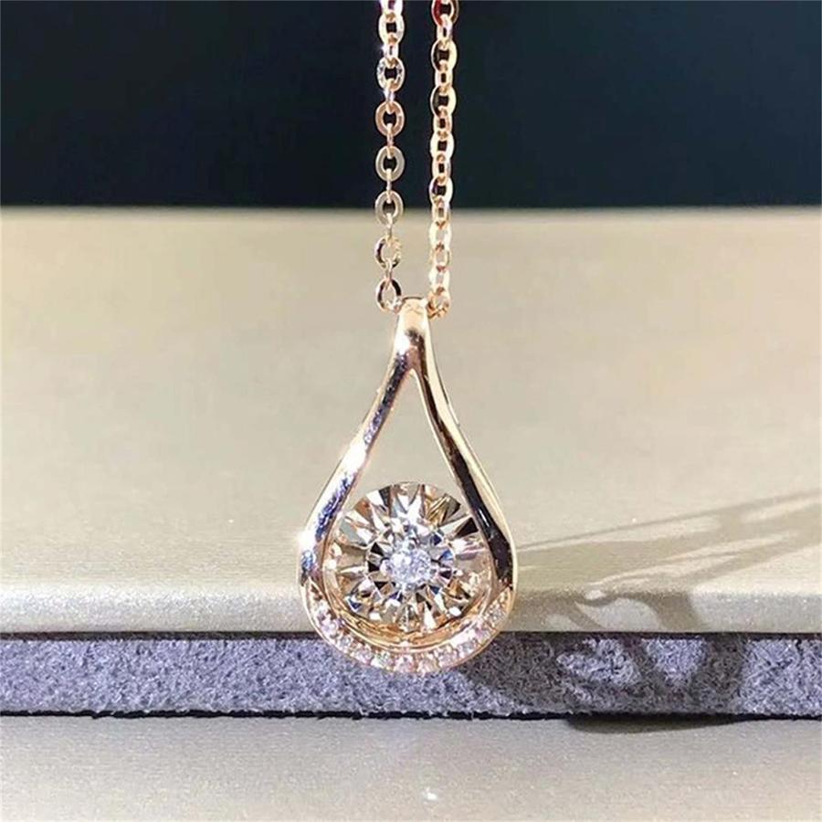 【並行輸入品】Statement Necklace for Women Necklace Drop Trendy Necklace Water_6