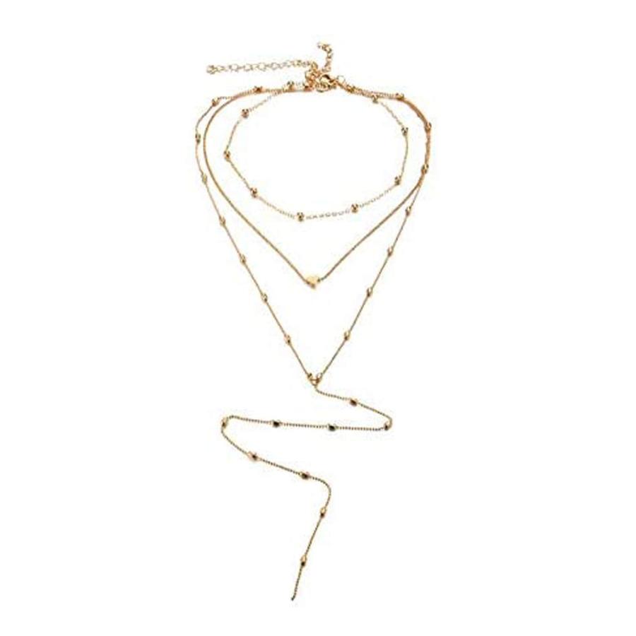 【並行輸入品】Minimalist Design Necklace Multi Layered Dreat Charming Idea Tre_9