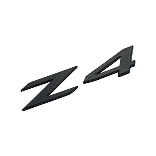 【並行輸入品】Z4 レター トランク テールゲート バッジ リアエンブレム ステッカー デカール 交換用 Z4 シリーズ 車用 (グロスブラックの画像