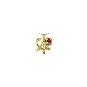 【並行輸入品】Rikelus 10K 14K 18K Personalised Birthstone Necklaces for Womenの画像