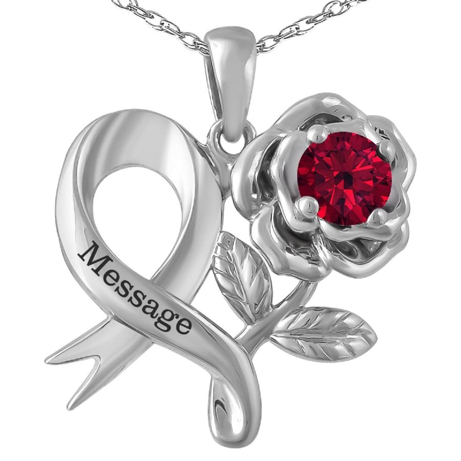 【並行輸入品】Rikelus 10K 14K 18K Personalised Birthstone Necklaces for Womenの画像