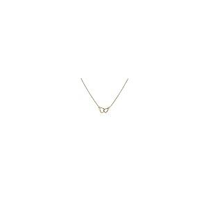 【並行輸入品】Layered Chain Necklaces Women Trendy Heart Double Ring Necklace_2