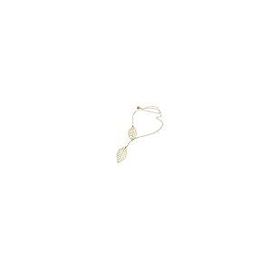 【並行輸入品】Layered Initial Necklaces for Women Trendy Leaf Short Mori Chain_2