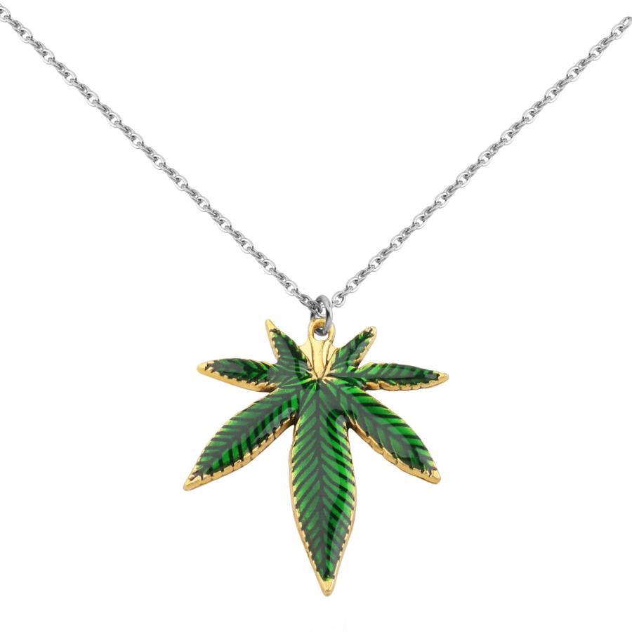 並行輸入品】FUSTMW マリファナの葉 ネックレス マリファナ 雑草