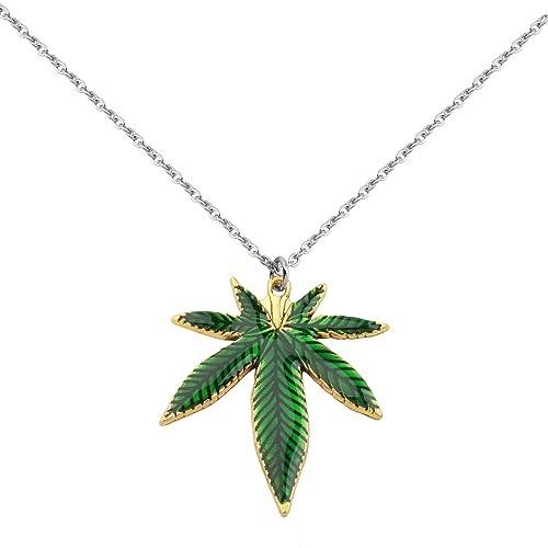 並行輸入品】FUSTMW マリファナの葉 ネックレス マリファナ 雑草