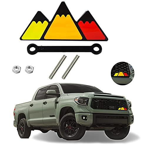 【並行輸入品】Vttan 3色 グリルバッジ エンブレム 車 トラック 装飾 4Runner タンドラ セコイア Rav4 ハイランダー カーアの画像