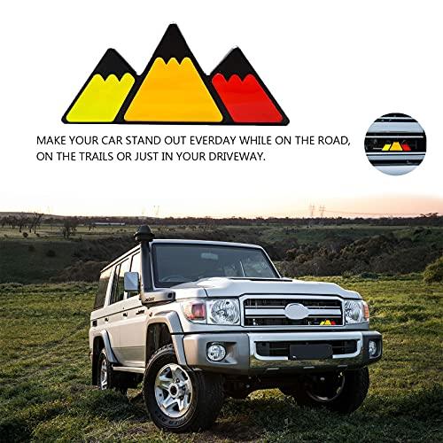 【並行輸入品】Vttan 3色 グリルバッジ エンブレム 車 トラック 装飾 4Runner タンドラ セコイア Rav4 ハイランダー カーアの画像