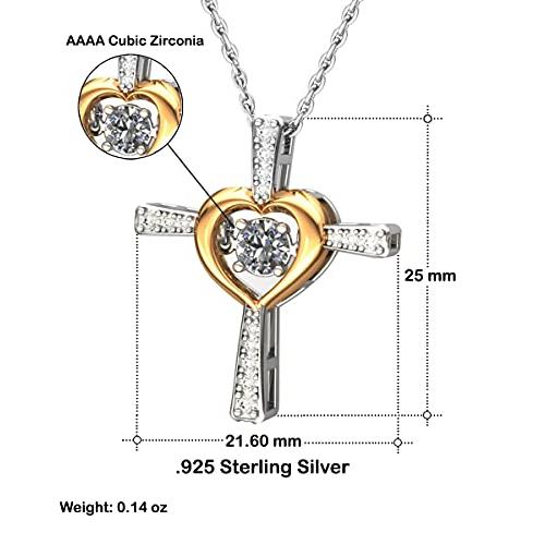 【並行輸入品】925 Sterling Silver Daughter Necklace, To My Daughter From Mom,の画像