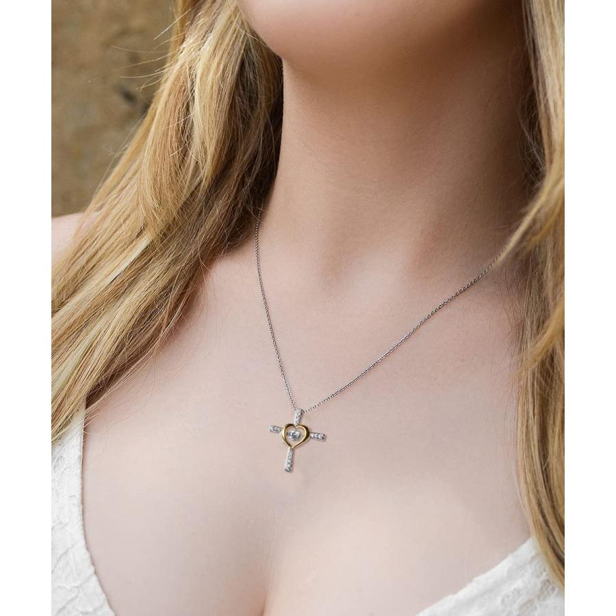 【並行輸入品】925 Sterling Silver Daughter Necklace, To My Daughter From Mom,の画像