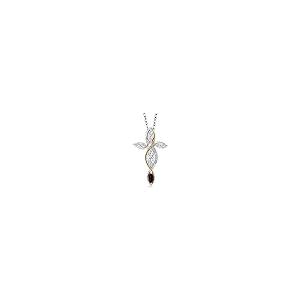 【並行輸入品】Gem Stone King 925 Silver and 10K Yellow Gold Lab Grown Diamond_2