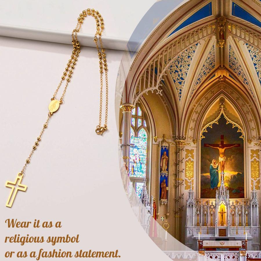 ロザマリアビーズネックレス