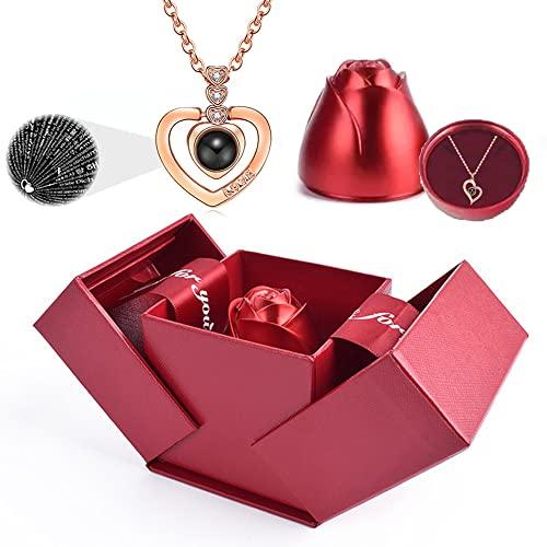 並行輸入品】HABOHUSE I Love You ネックレス 100か国語のギフトセット