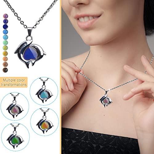 【並行輸入品】Women Chain Pendant Chain Necklaces Men Charm Personalized Doub_4