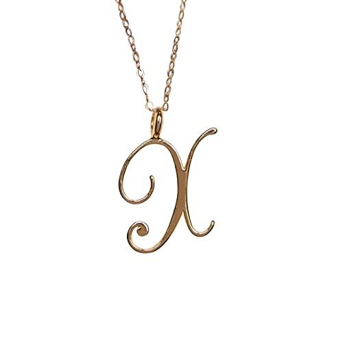 【並行輸入品】Chain Necklaces for Women Pendant Jewelry Initials Chain Ladies_4
