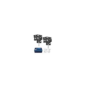 【並行輸入品】LED オートバイ ドライビングライト 100W ホワイト\u0026アンバー LED フォグライト ATV UTV SUV Eバイク トラ_2