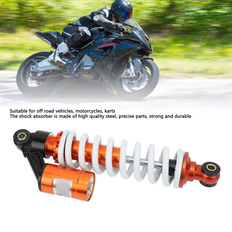 【並行輸入品】BuyWeek Motorcycle Rear Air Shock Absorber, 325mm Rear Air Shock_3
