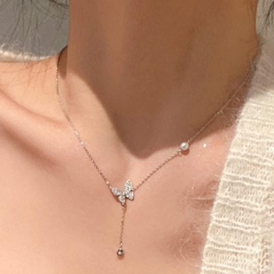 【並行輸入品】Haibinsuo Pendant Necklace Shining Adjustable Necklace Electropl_3