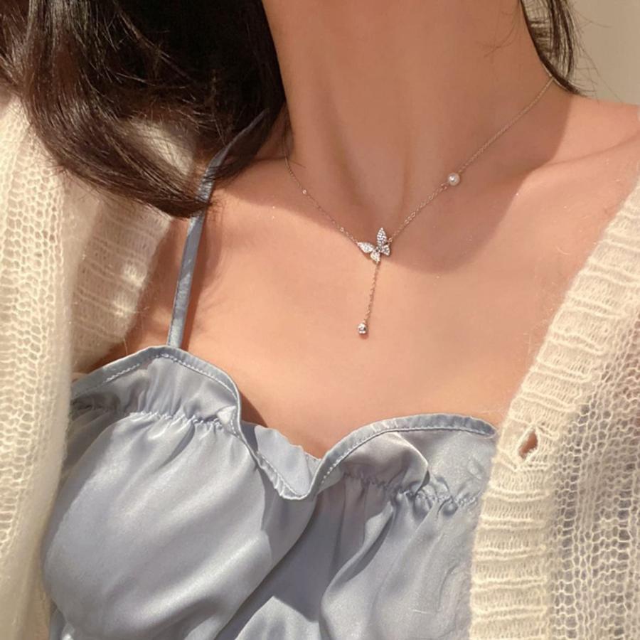 【並行輸入品】Haibinsuo Pendant Necklace Shining Adjustable Necklace Electropl_9
