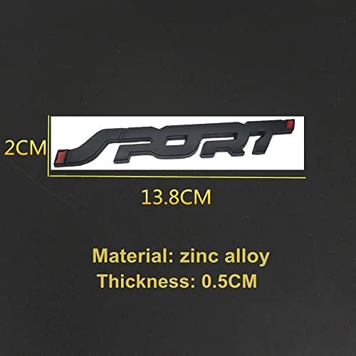 【並行輸入品】Nawpheki 3D Metal Sport Emblem Stickers, 2Pcs Sport Decal Car Siの画像