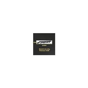 【並行輸入品】Nawpheki 3D Metal Sport Emblem Stickers, 2Pcs Sport Decal Car Siの画像