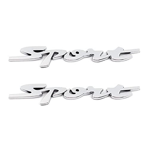 【並行輸入品】Nawpheki 2pcs Sport Emblem Car Side Rear Front Hood Trunk Door Bの画像