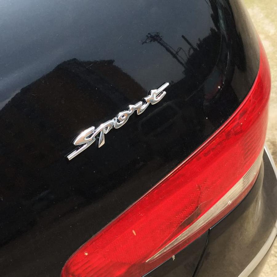 【並行輸入品】Nawpheki 2pcs Sport Emblem Car Side Rear Front Hood Trunk Door Bの画像