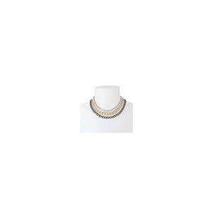 【並行輸入品】Steve Madden レイヤードチェーンネックレス， One Size， 金属 ガラス， 宝石なし Steve Madden_5