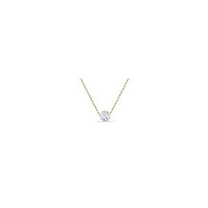 【並行輸入品】14K ゴールドクリスタルネックレス レディース ソリッドゴールド シングルクリスタルボールペンダントネックレス ファインジュエリ_2