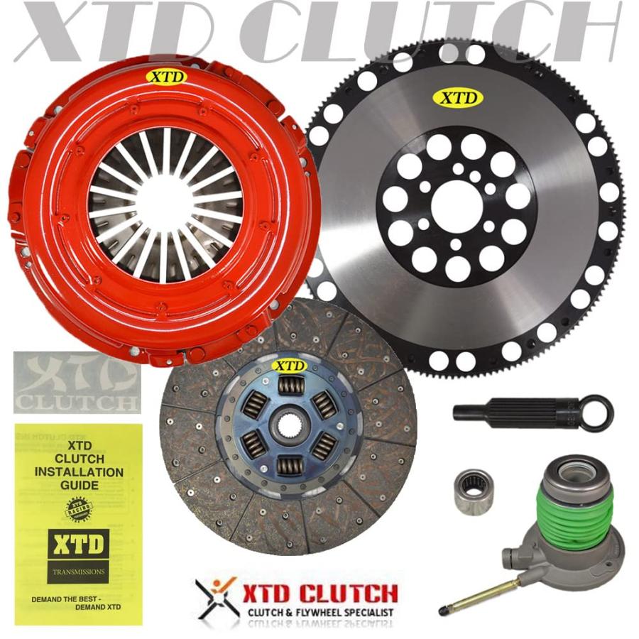 【並行輸入品】AMC STAGE 1 クラッチ&スレーブシリンダー&X LITE フライホイールキット 2010 2015 シボレーカマロ SS_3
