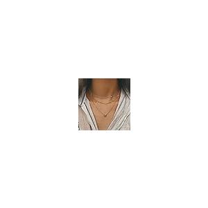 【並行輸入品】Aneneiceera Boho Layered Shining Rhinestone Necklace Tassel Star_5