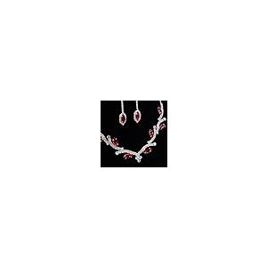 【並行輸入品】JWICOS 花嫁 クリスタル ウェディング ネックレス イヤリング セット ブライダル ラインストーン ティアドロップ ペンダン