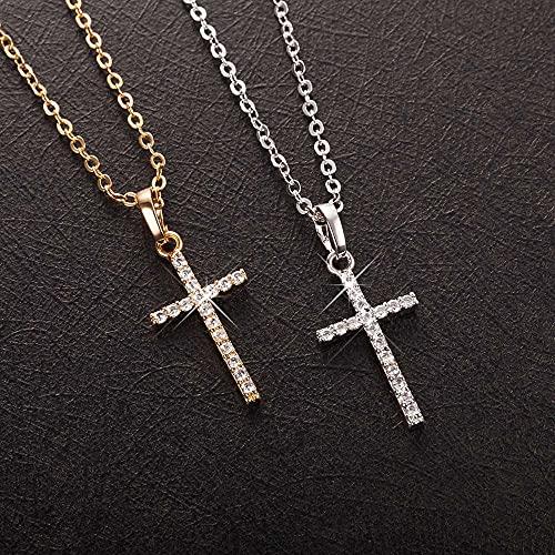 【並行輸入品】Necklaces， Cross Necklaces， Minimalism Choker， Shiny Necklaces，_7